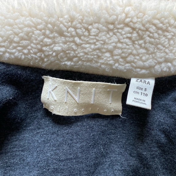 Zara Kids Size 5 Fall/Spring Fleece Coat - Picture 2 of 5